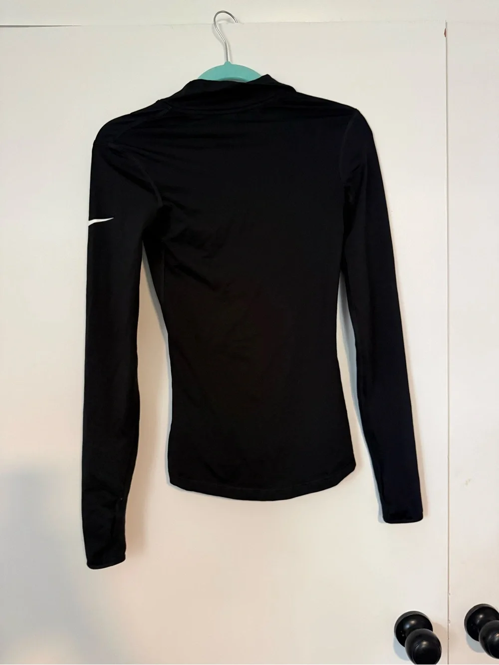 Nike Black Long-Sleeve Half-Zip Performance Top